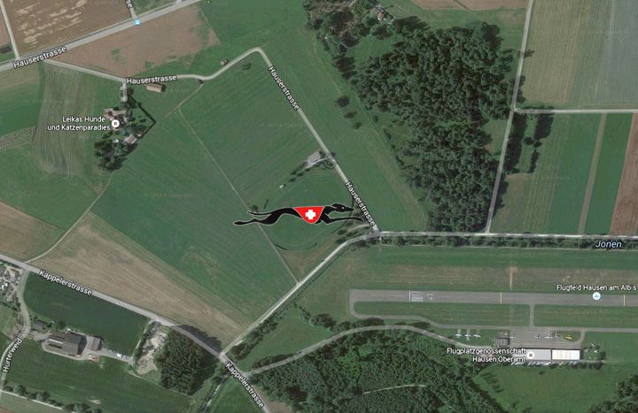 Map, Standort Schweizer Windhund-Rennverein