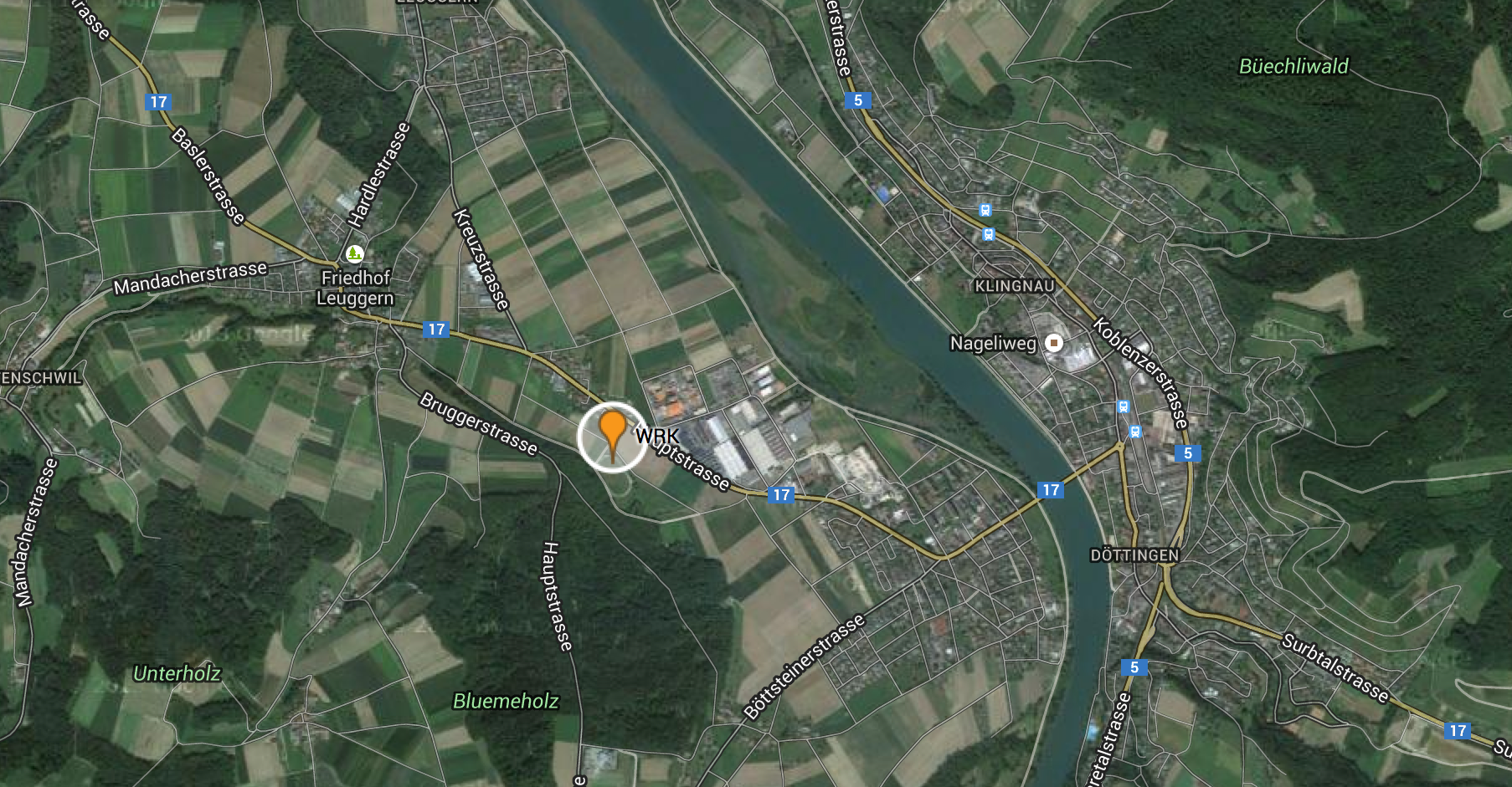 Map, Standort Windhund-Rennverein Kleindöttingen